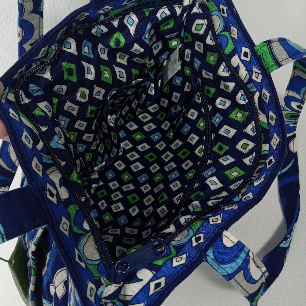 VERA BRADLEY Mediterranean Blue Medium Shoulderbag *NWT - Picture 14 of 14